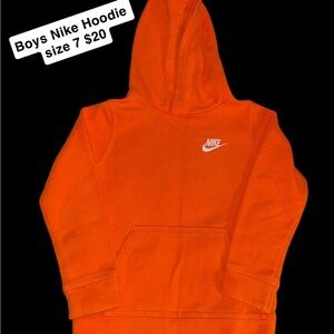 Nike Kids Vibrant Orange Hoodie